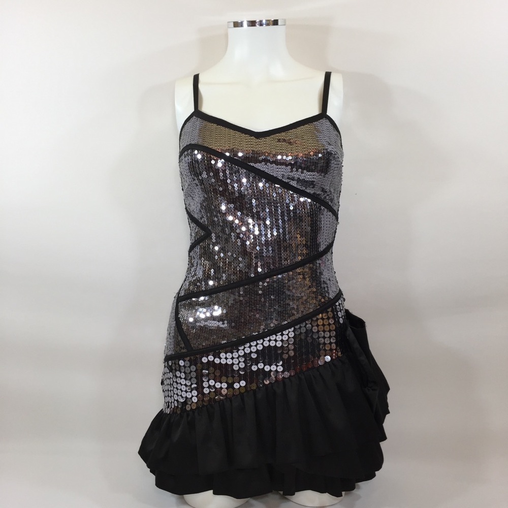 bebe Sequin Party Dress xs